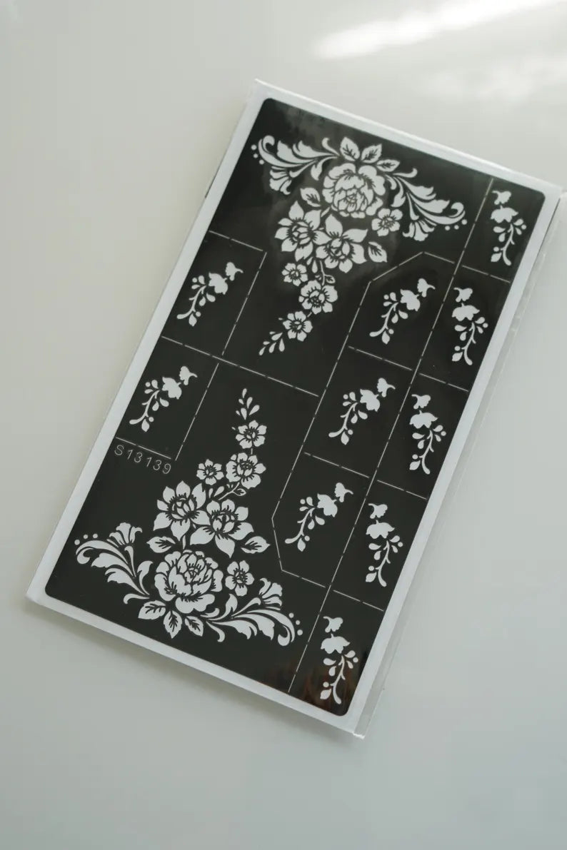 Henné 100 % Naturel – (Fait main) + Pochoir faciles