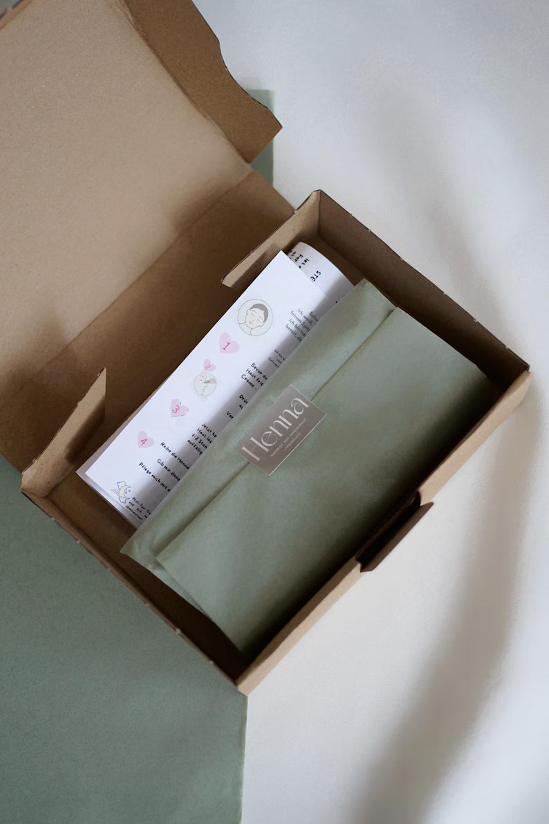 Kit de 5 cônes de HENNA 100 % Naturel – (Fait main)